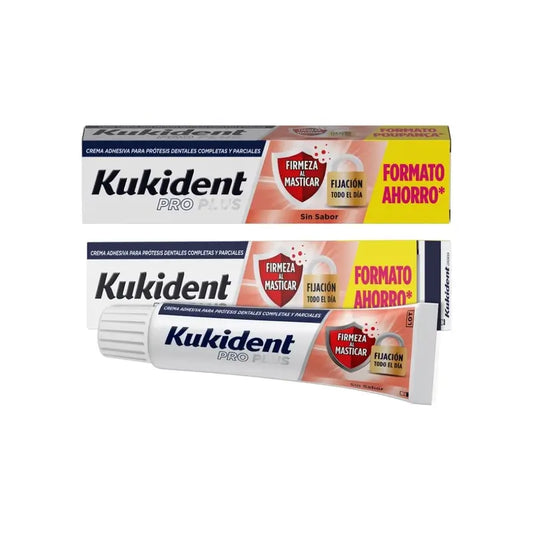 Kukident Duplo Pro Plus Firmeza ao Mastigar, 2 X 57 Gr