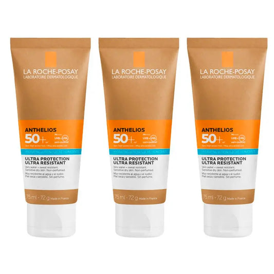 La Roche Posay Triplo Anthelios Leite Hidratante Spf50+ Eco-Sustentável, 3 X 75 Ml