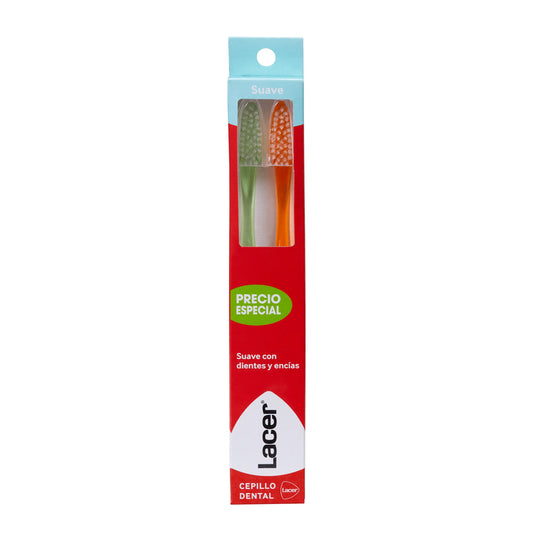 Lacer Escova de dentes macia + pasta de dentes 5Ml