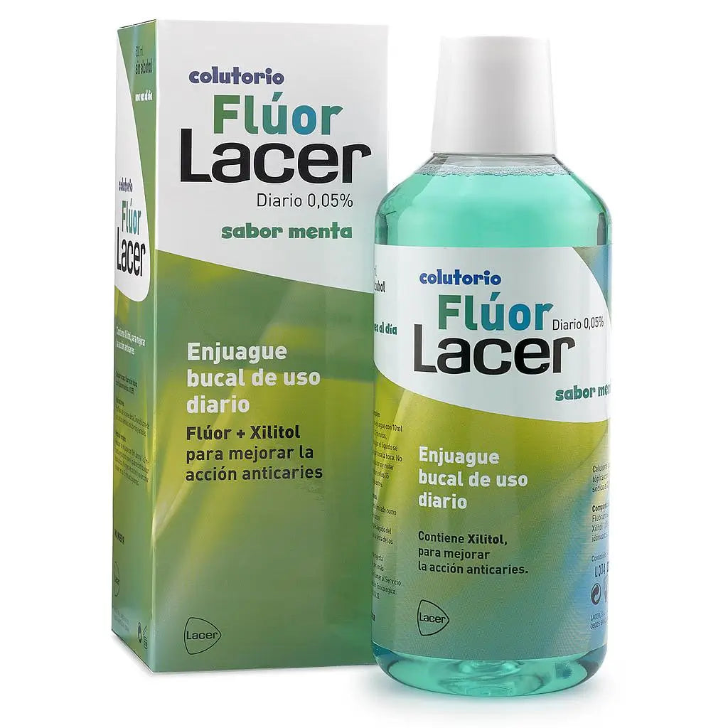 Flúor Lacer Junior sabor menta  500 ml