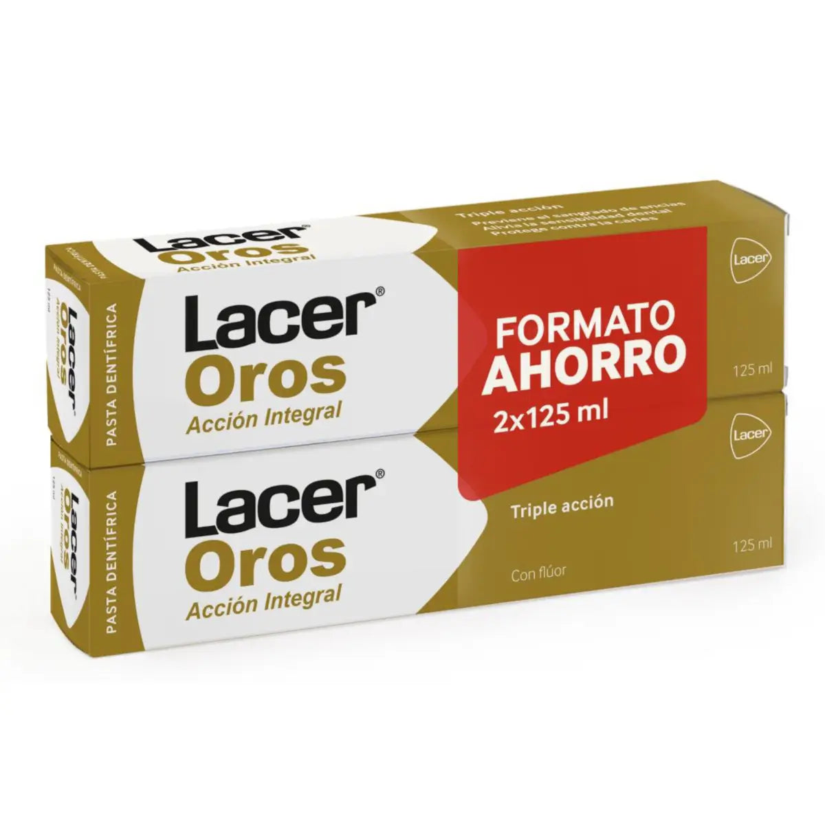 Pasta de dentes Lacer Duplo Oros 125 Ml