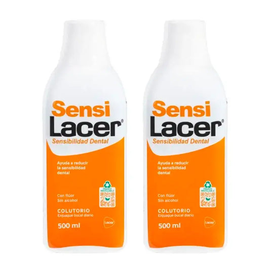 Lacer Duplo Sensilacer Colutório, 2 x 500 ml