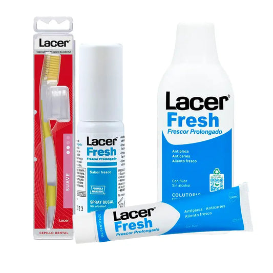 Lacer Pack Fresh (elixir bucal + pasta de dentes + gel)