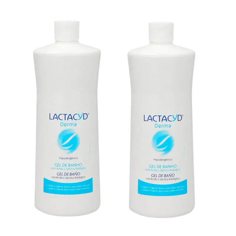 Lactacyd Derma Duplo Gel de Banho Hipoalergénico 2 x 1 L