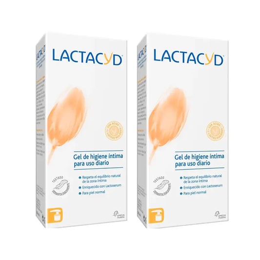 Lactacyd Duplo Gel de Higiene Íntima Uso Diário 2 x 200 ml