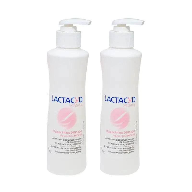 Lactacyd Pharma Duplo Delicate Higiene Íntima 2 x 250 ml