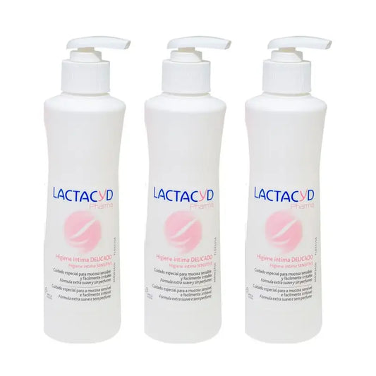 Lactacyd Pharma Triplo Higiene Íntima Delicada 3 x 250 ml