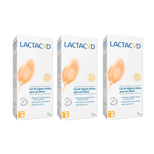 Lactacyd Triplo Gel de Higiene Íntima Uso Diário 3 x 200 ml