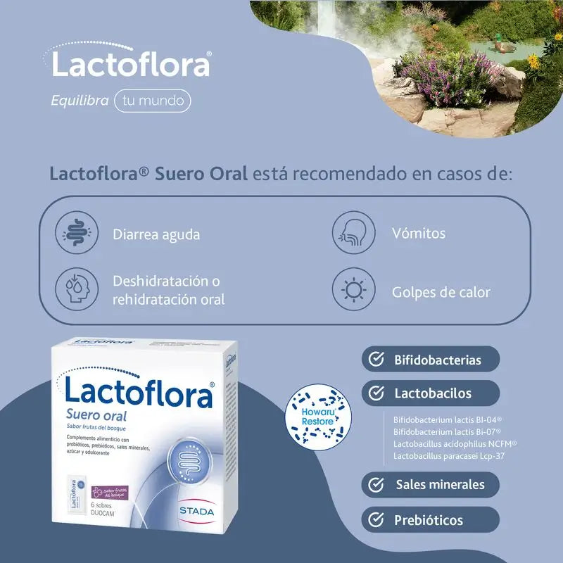 LACTOFLORA Soro oral 6 envelopes