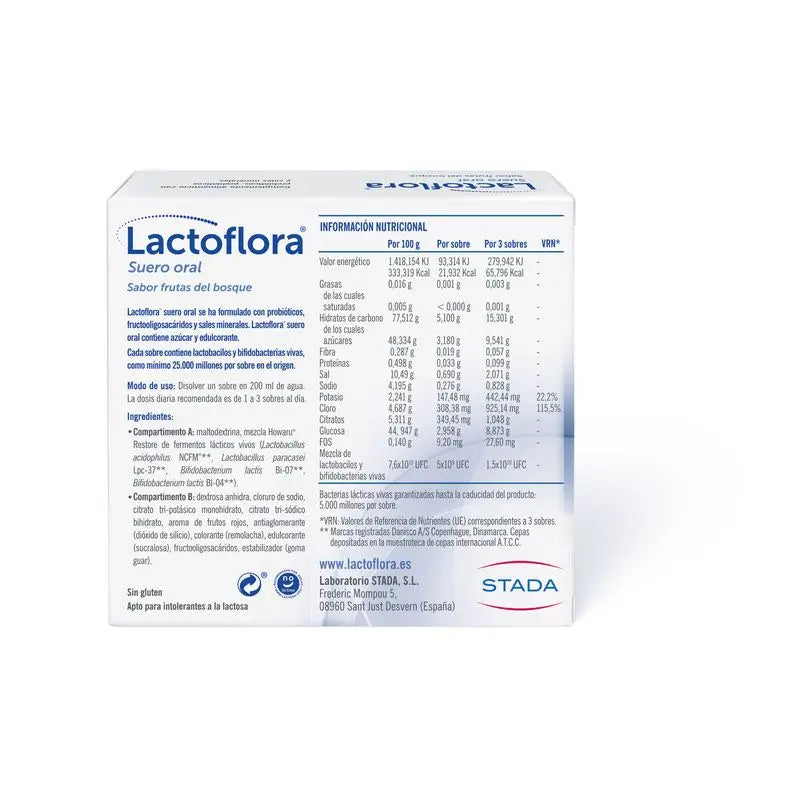 LACTOFLORA Soro oral 6 envelopes