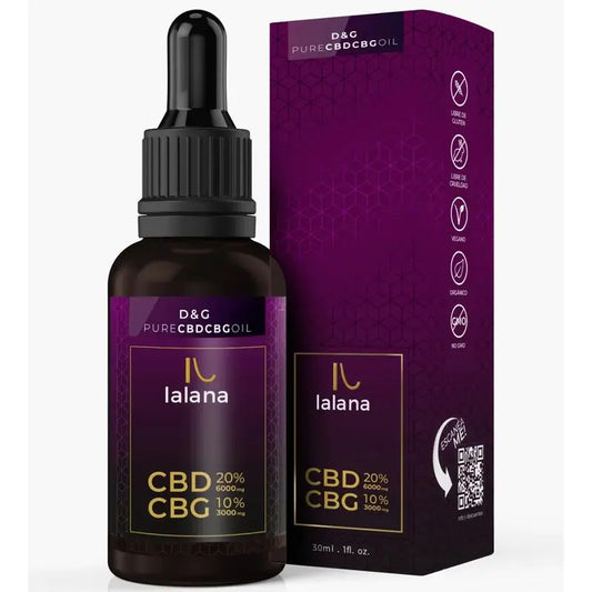 Lalana Cbd Oil Cbd & Cbg 20% + 10%, 30 ml