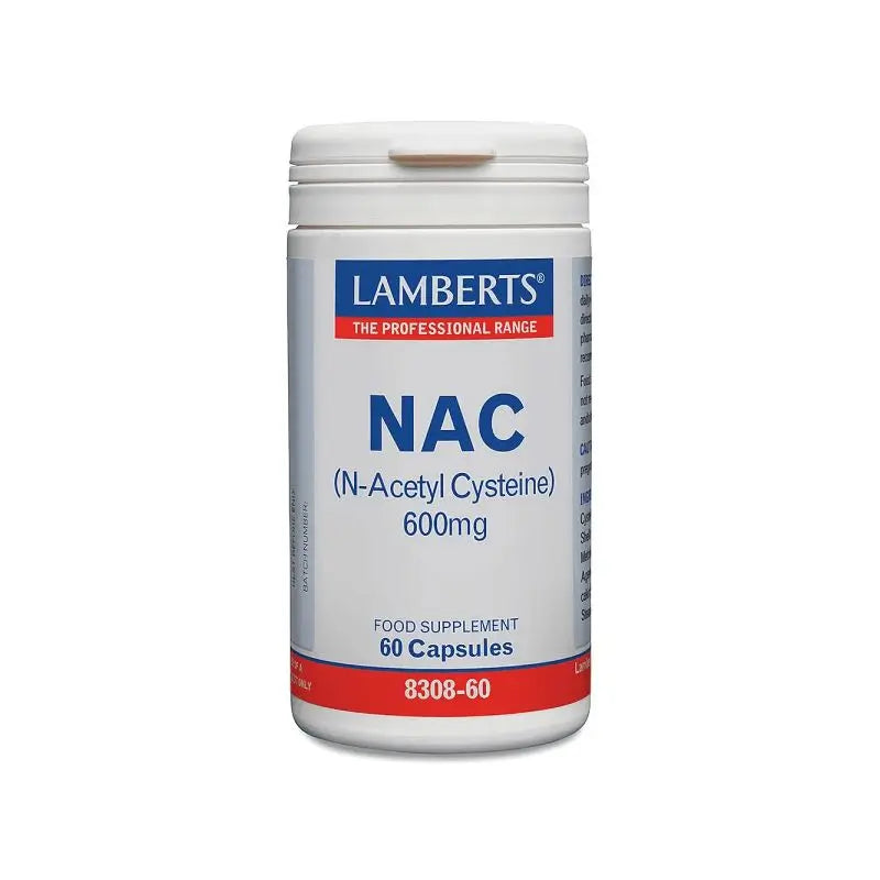 Lamberts Nac (N-Acetil Cisteína) 600Mg, 60 Tabs