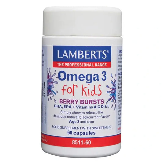 Lamberts Omega 3 For Children, 60 cápsulas