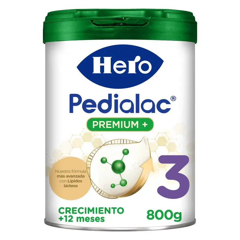 Hero Baby Pedialac Leche 3 Bote 800 gr