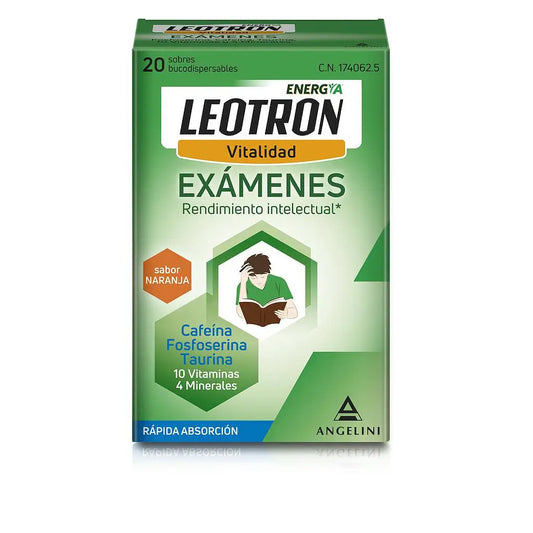 Leotron Exámenes Bucodispersables 20 sobres