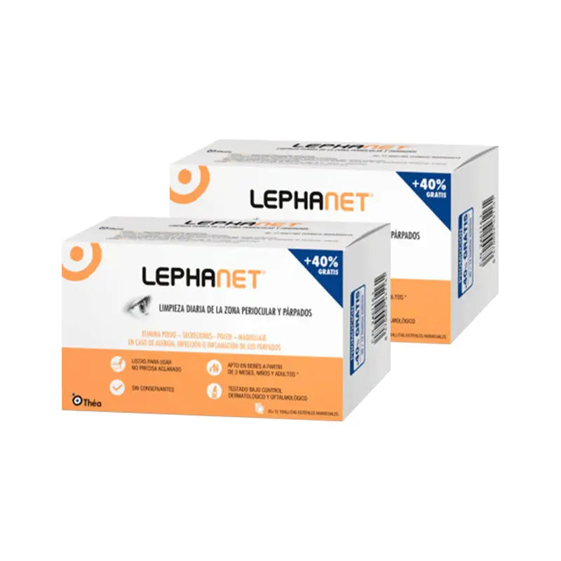 Lephanet Toalhetes Limpadoras 2x30 Unidades + 12 Grátis