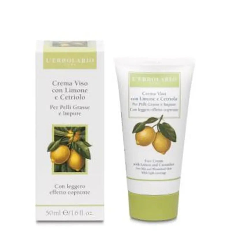 L´Erbolario Crema Facial Limon Y Pepino 50Ml. 