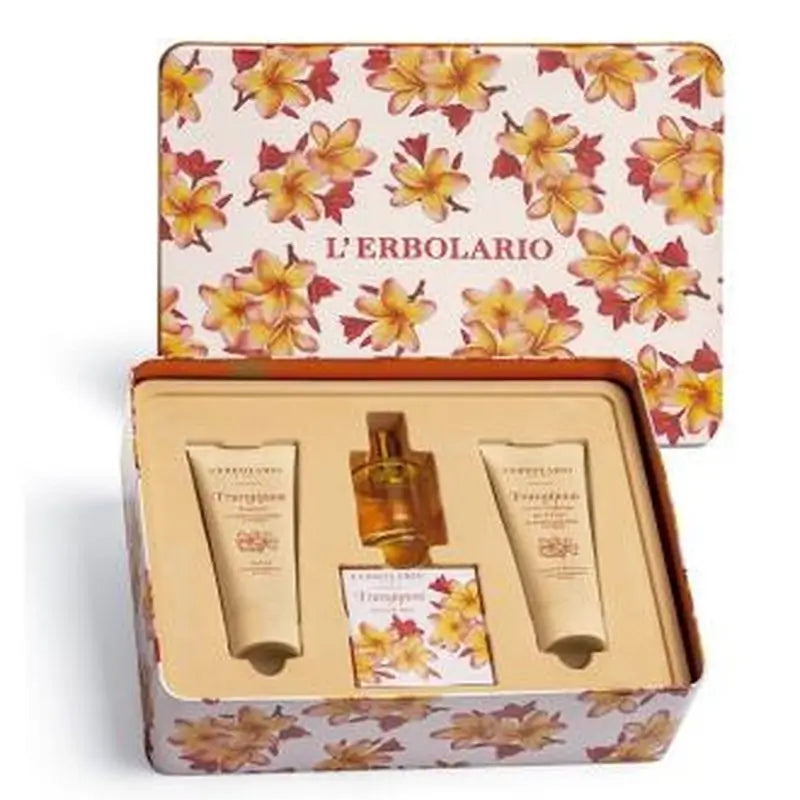 L´Erbolario Frangipani Trio Perfume 50Ml+Gel 100Ml+Crema 100Ml 