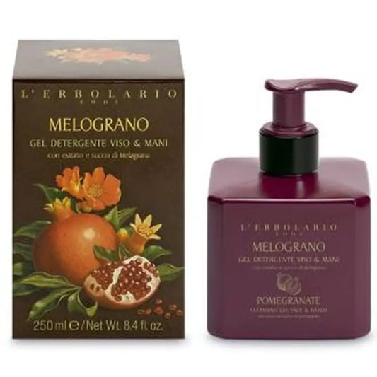 L´Erbolario Melograno Gel Detergente Cara Y Manos 250Ml. 