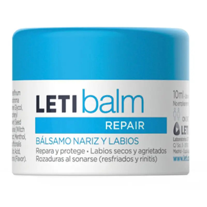 Letibalm Bálsamo Reparador Nariz Y Labios, 10 ml