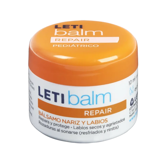 Letibalm Bálsamo Reparador Pediátrico, Nariz e Lábios, 10 ml