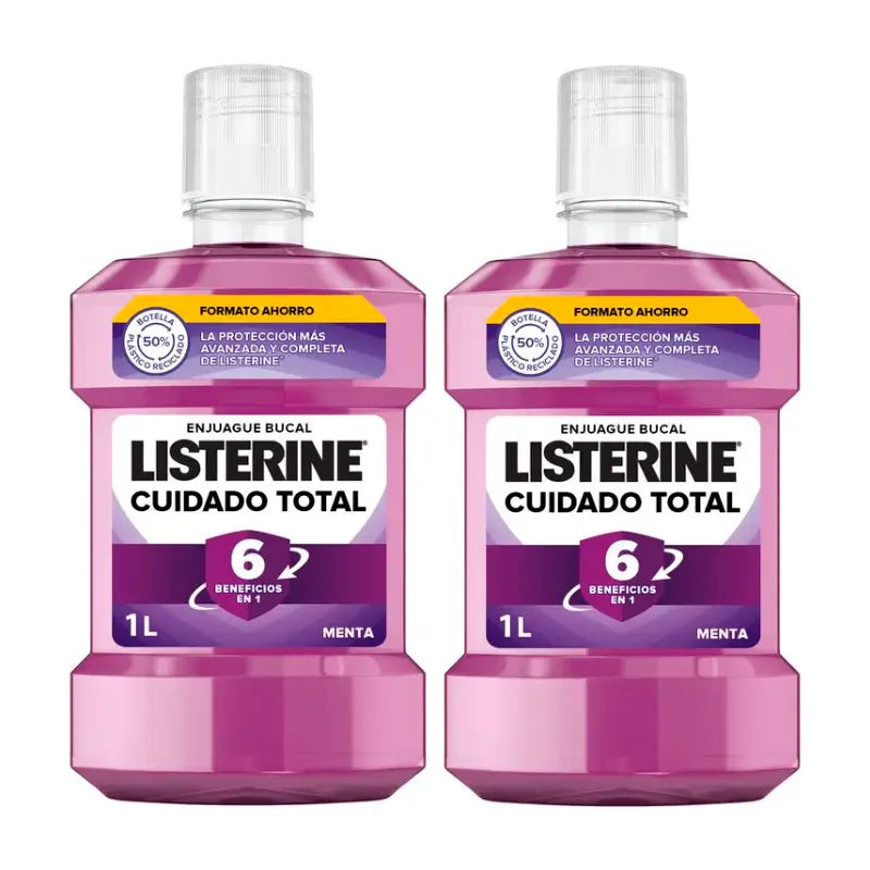 Listerine Duplo - Total Care Colutório, 2 x 1L