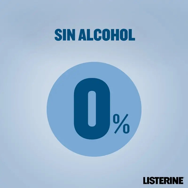 Listerine Colutório, Branqueamento Avançado, sem álcool, Menta Suave, 500 ml