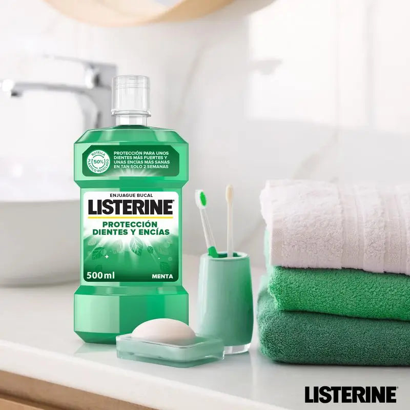 Listerine - Elixir Bucal Dentes & Gengivas, 500 ml