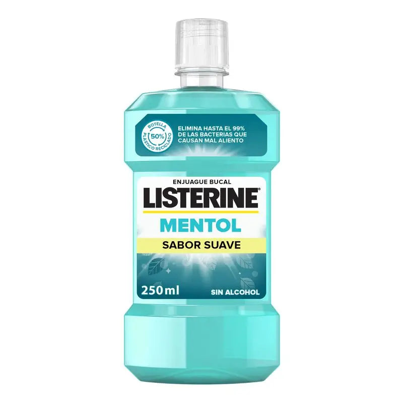 Listerine, Elixir Bucal com Mentol de Sabor Suave, 250 ml