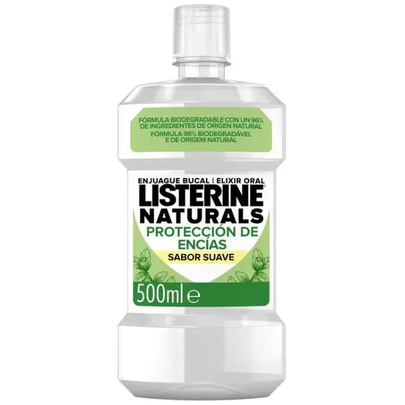 Listerine Naturals Colutório Gingiva, 500 ml