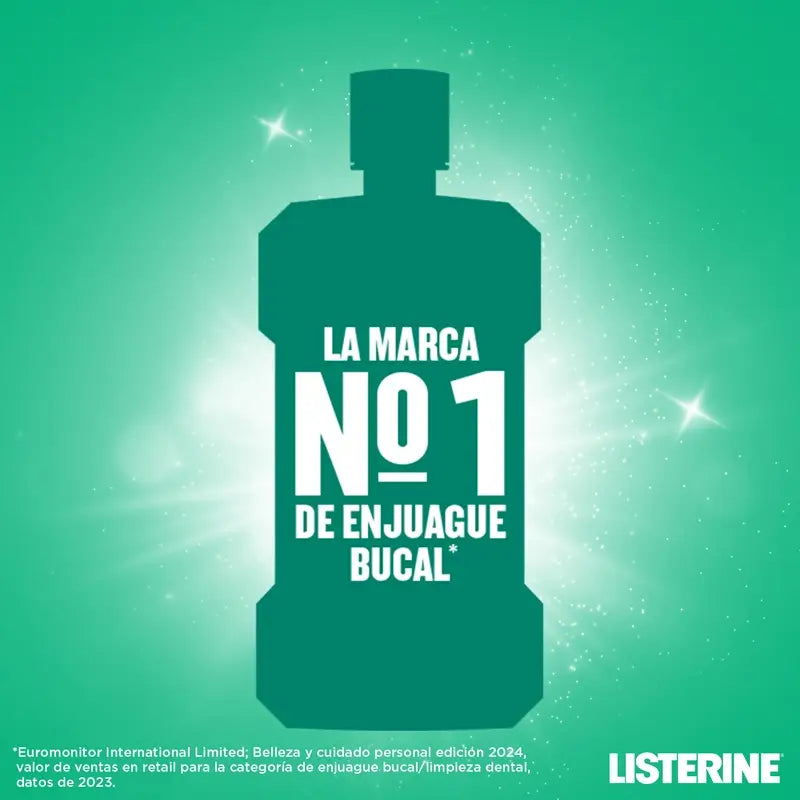 Listerine Colutório Peppermint Fresh Mouthwash, 500 ml