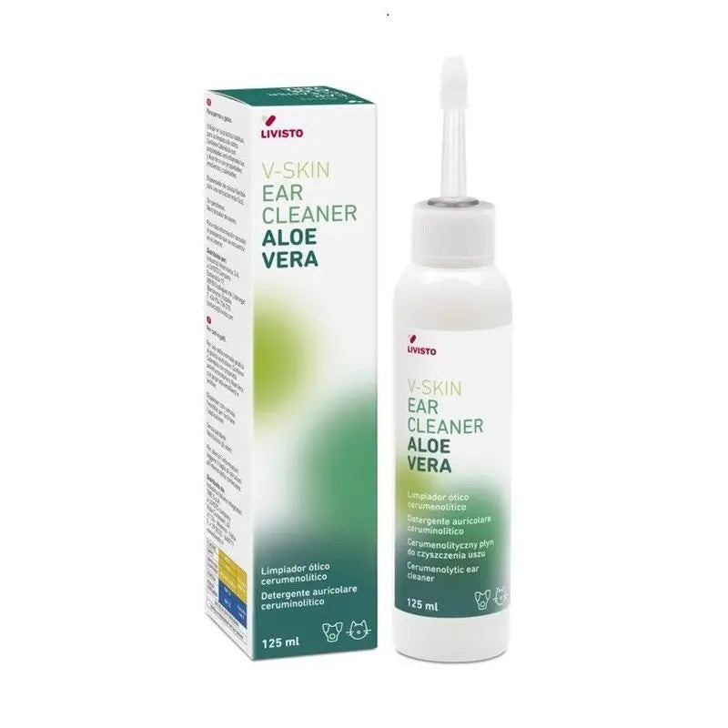 Livisto V-Skin Limpador de Orelhas Aloé Vera 125 Ml