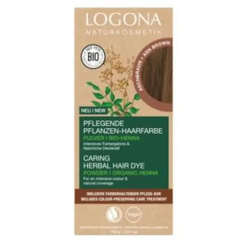 Logona Colorante Vegetal Castaño Ceniza 080 100Gr.