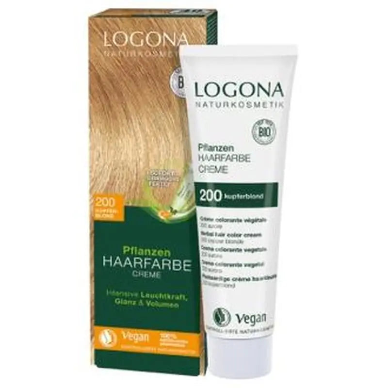 Logona Colorante Vegetal En Crema 200 Aurora 150Ml.