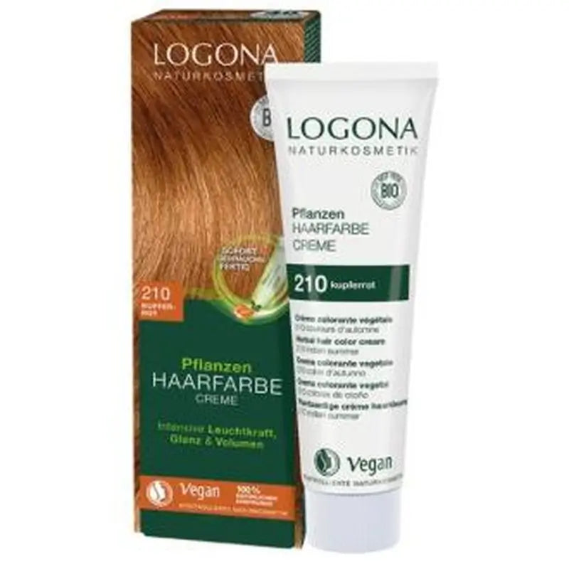 Logona Colorante Vegetal En Crema 210 Colores Otoño 150Ml