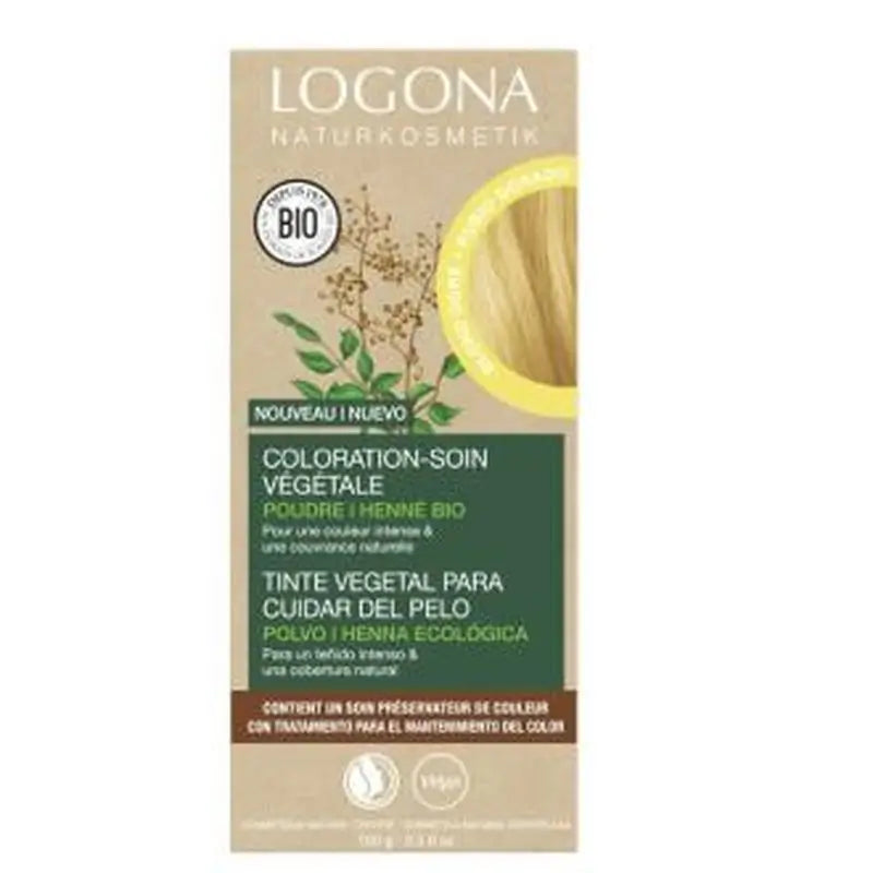 Logona Colorante Vegetal Rubio Dorado 115Gr. Bio Vegan