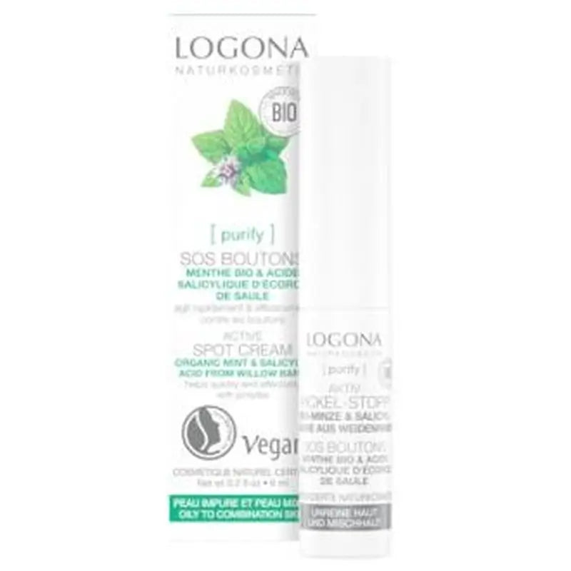 Logona Stick Stop Granos Menta 6Ml.