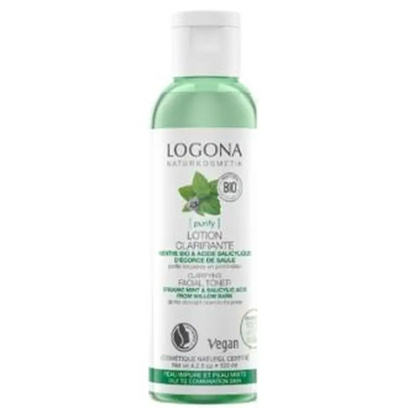 Logona Tonico Purificante Menta-Acido Salicilico 125Ml.