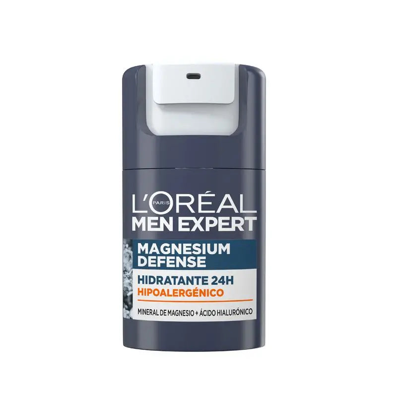 L'Oréal Paris Men Expert Creme Hidratante Hipoalergénico: Mineral de Magnésio e Ácido Hialurónico