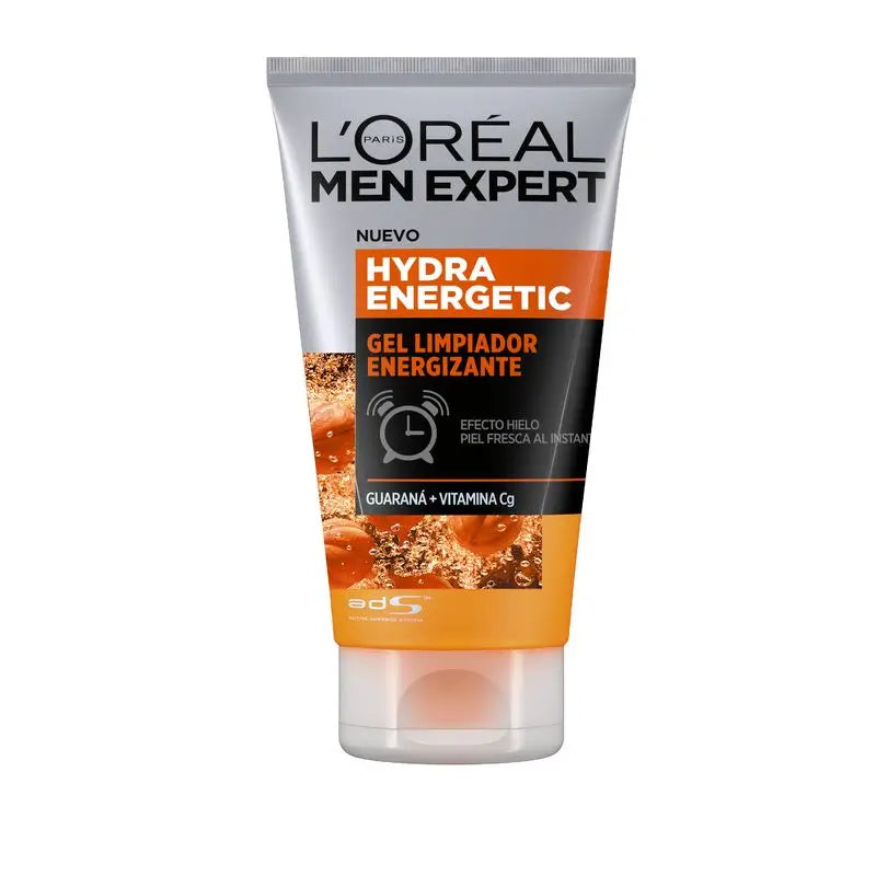 L'Oréal Paris Men Expert Hydra Energetic Gel de Limpeza Energizante para Homem - 150 Ml