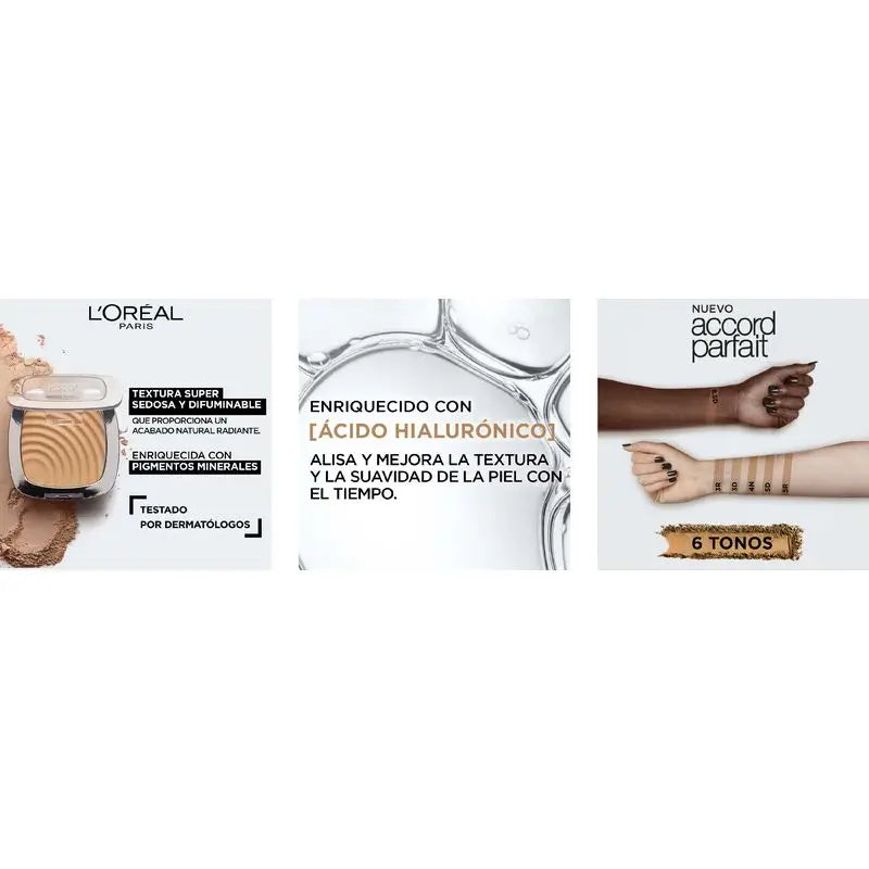 L'Oréal Paris Accord Parfait Moisturising Powder Foundation 5.