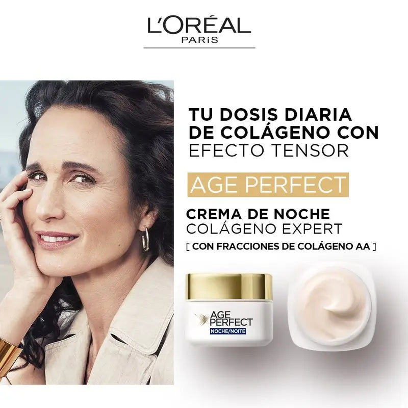 L'Oréal Paris Age Perfect Pele Madura Creme de Noite Hidratante - 50Ml