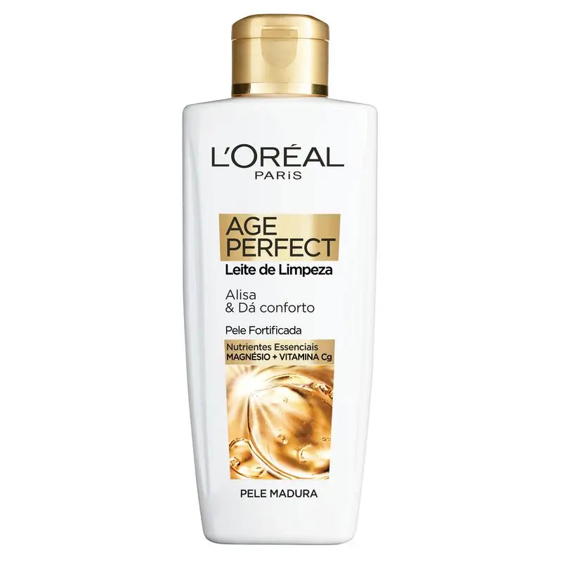 Leite de Limpeza Suavizante L'Oréal Paris Age Perfect - 200Ml