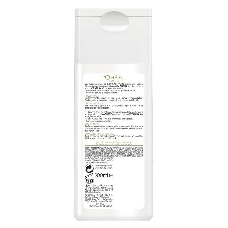 Leite de Limpeza Suavizante L'Oréal Paris Age Perfect - 200Ml