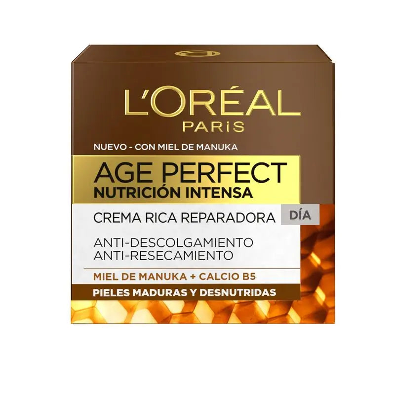 L'Oréal Paris Age Perfect Intense Creme de Dia Reparador Rico e Nutritivo Pele Madura e Desnutrida 50Ml