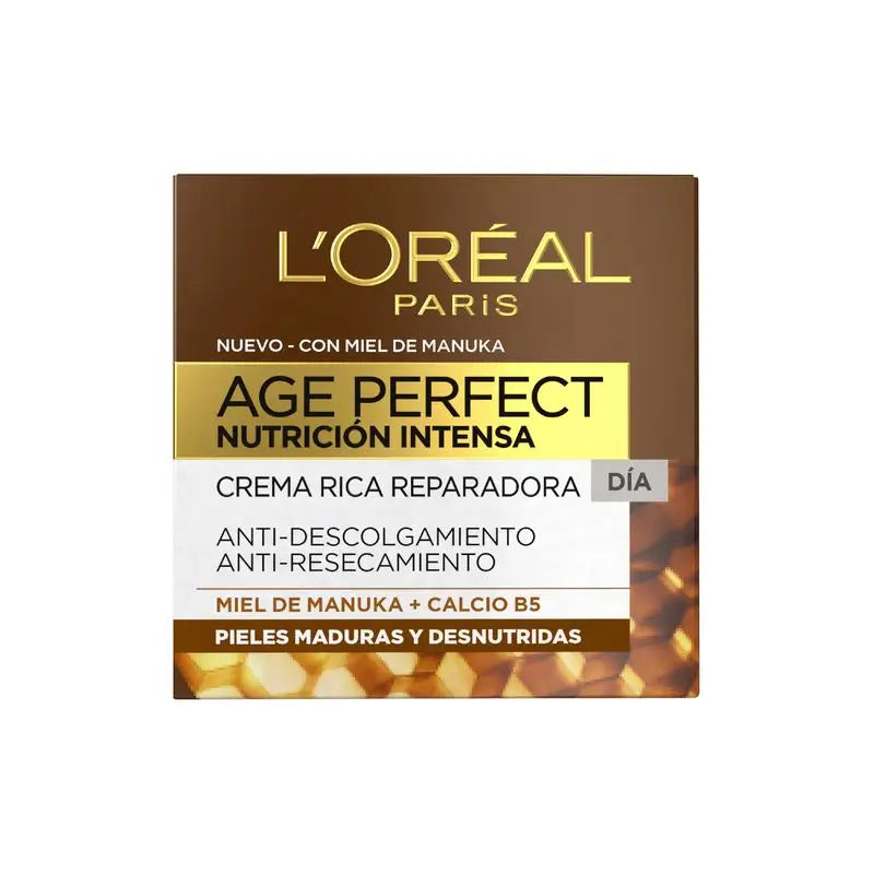 L'Oréal Paris Age Perfect Intense Creme de Dia Reparador Rico e Nutritivo Pele Madura e Desnutrida 50Ml