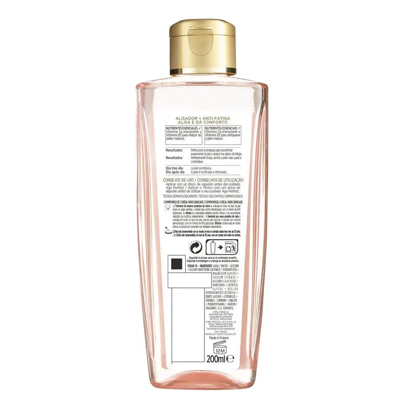 L'Oréal Paris Age Perfect Tónico Suavizante para Pele Madura - 200Ml