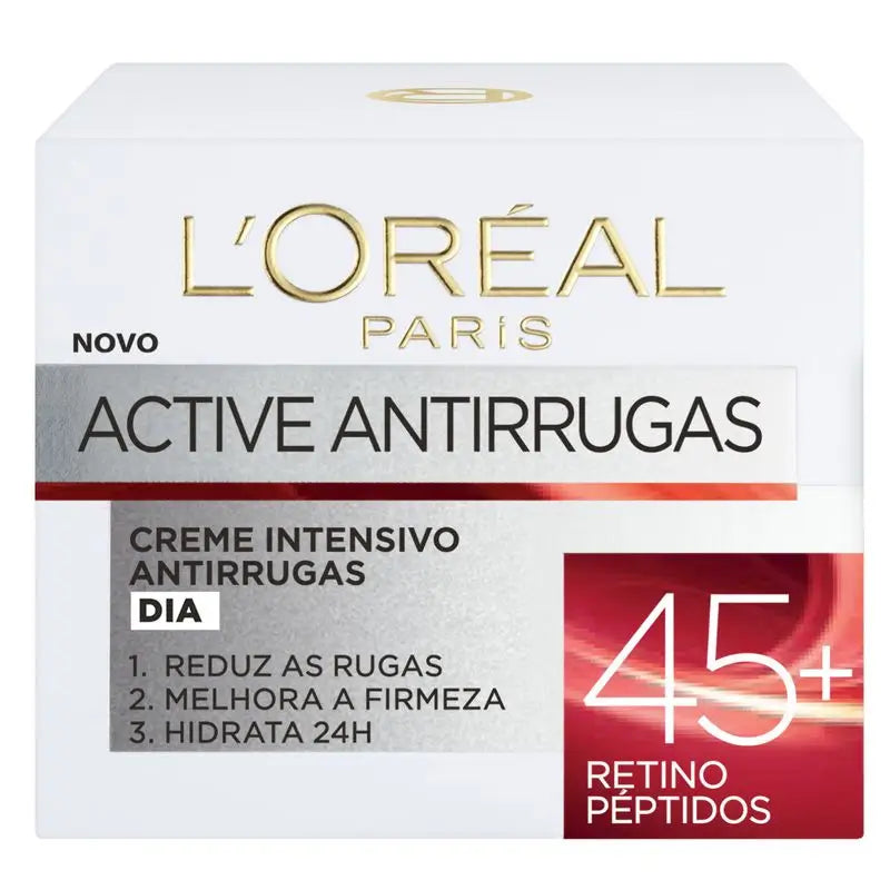 Creme de Dia Hidratante L'Oréal Paris Anti-Rugas Expert +45 anos - 50Ml