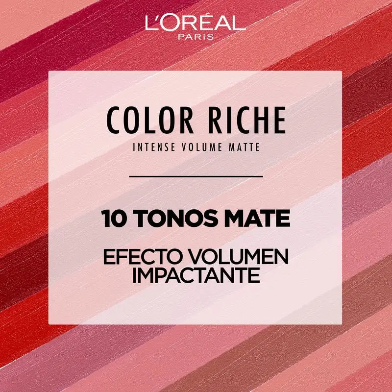 Batom L'Oréal Paris Color Riche Intense Volume Matte Shade 187 Fushia Libre