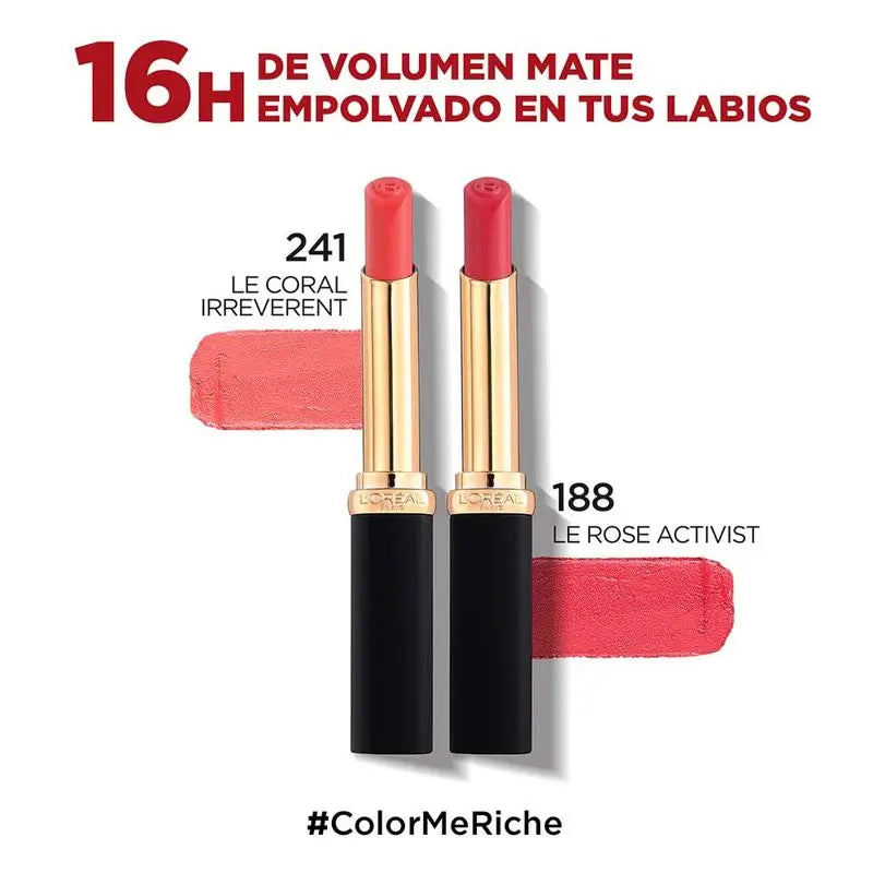 L'Oréal Paris Colour Riche Intense Volume Matte Lipstick Shade 188 Rose Activist